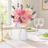 Flowers For Delivery Prime Preserved Flowers Bouquet That Last 3-5 Years Real Forever Roses Bouquet For Mom Mother Women Wife Girlfriend Anniversary Birthday Valentines Day Gifts For Her(Pink)