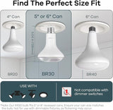 BR30 Smart LED Light Bulbs Compatible with Alexa Apple Home Google Home 4 Pack