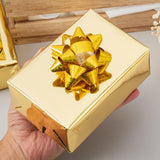 Gold Wrapping Paper Roll - 17 In X 16.4 Ft(23.3 Sq.Ft.) Metallic Gold Solid Color Gift Wrap With Grid Cutting Lines For Christmas, Wedding, Birthday, Valentines Day, Mothers Day, Baby Shower