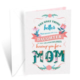 Mother'S Day Card For Daughter, Made In America, Eco-Friendly, Thick Card Stock With Premium Envelope 5In X 7.75In, Packaged In Protective Mailer