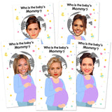 Funny Baby Shower Games - Scratch Off Card Game For Door Prizes, Lottery, Ice Breaker - Funny Lottery Card Ice Breaker Scratch Off Games Party - Decorations For Baby Shower – 35 Sheets (White)