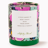 Vintage Inspired 9 Ounce Soy Wax Blend Candle, Glass Candle With Gift Box And Fragrance Notes Of Rose, Vanilla, Peony, And Green Fig, Florale
