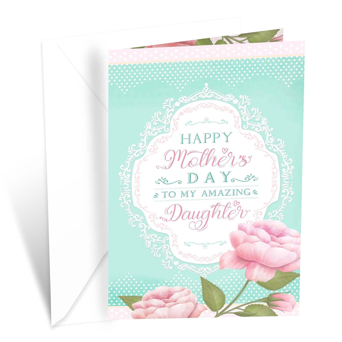 Daughter Mother'S Day Card, Made In America, Eco-Friendly, Thick Card Stock With Premium Envelope 5In X 7.75In, Packaged In Protective Mailer