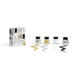 Winsor & Newton Collection Drawing Ink Set, Set of 4, Black, White, Metallic Tones