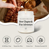 New Beginnings Gifts For Women & Men - New Job, Going Away & Divorce Gifts - Lavender Scented Candle