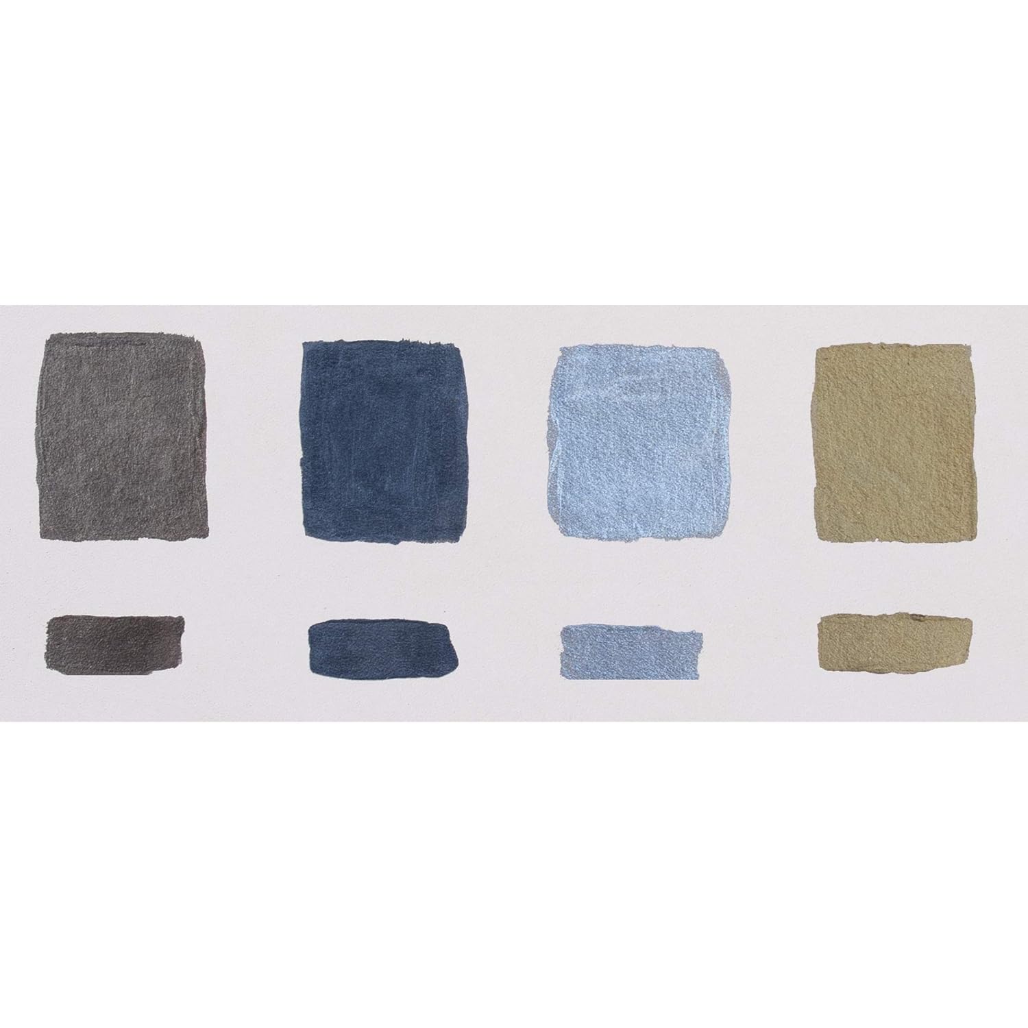 Realeather F2604-02 Acrylic Leather Paint Set, Full Coverage, Waterproof Paint 2 Fl. Oz. Metallic Colors, Gold, Bronze, Silver, Gunmetal, 4-Pack