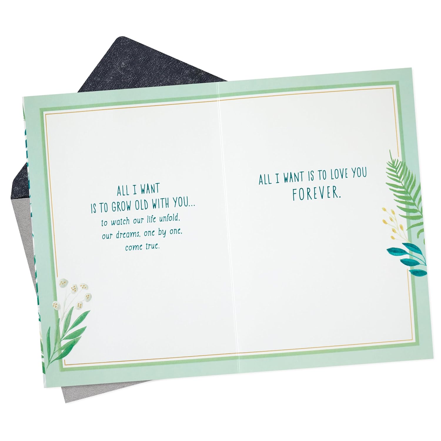 Hallmark Romantic Valentine's Day Card (Love You For the Rest of My Life) for Anniversary, Love, Just Because, and More