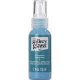Gallery Glass Stained Glass Paint, Turquoise 2 fl oz Brilliant Smooth Finish Paint, Perfect For Easy To Apply DIY Arts And Crafts, 19732