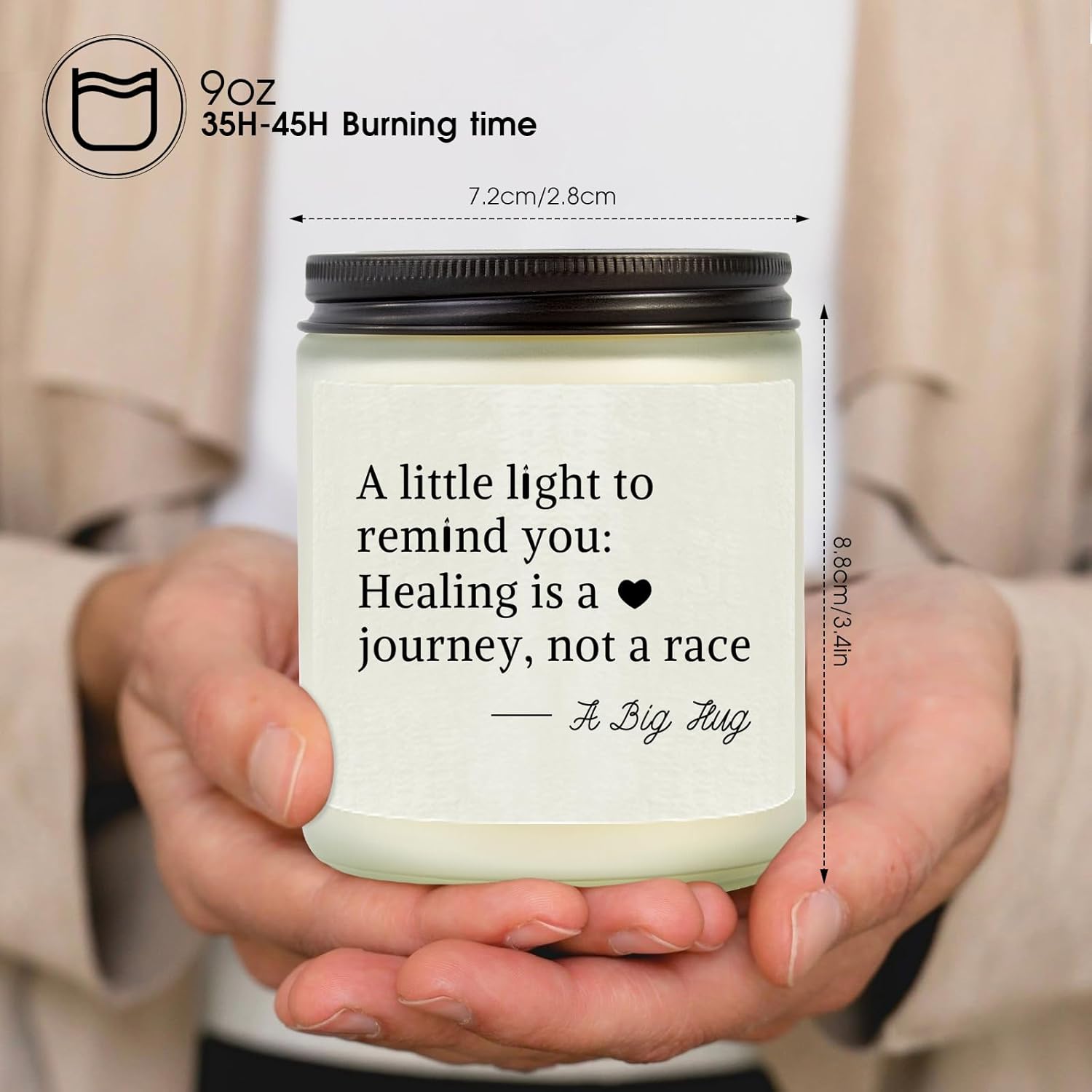 Grief Gifts For Women Men, Encouragement Inspirational Gifts For Women, Coworker Employee Boss, Sympathy Memorial Condolences Candles For Loss Of Loved One, Lavender Scented Candle With Gift Box