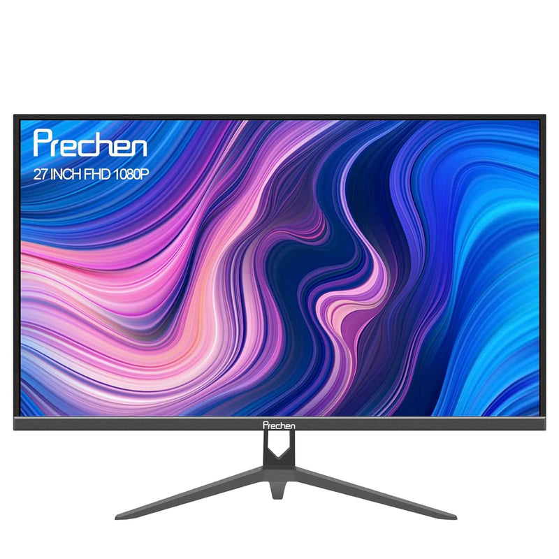 27 Inch 3-Sided Frameless Fhd 1080P Computer Monitor, Business Monitor Ips Gam