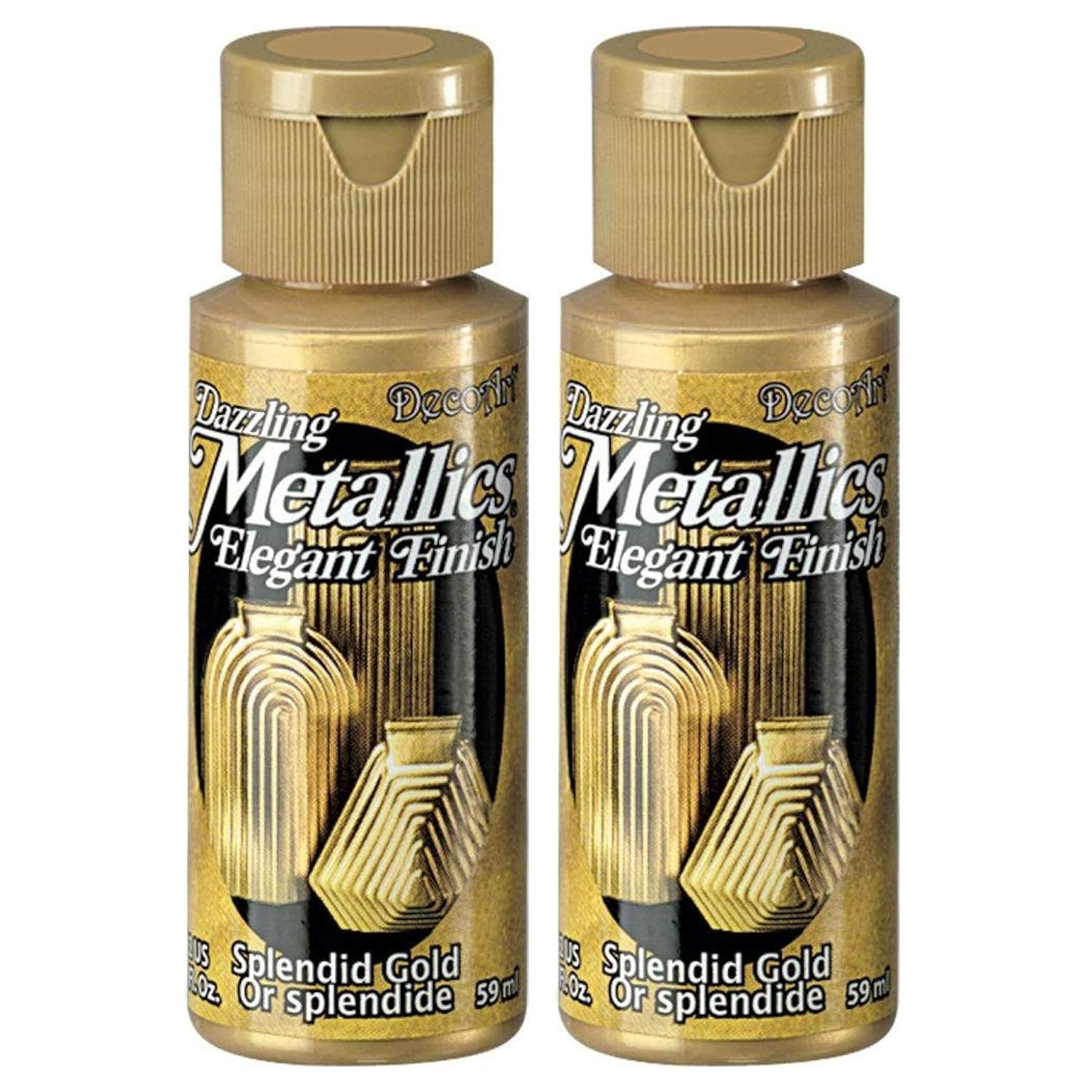 Dazzling Metallics Acrylic Paint 2oz-Splendid Gold