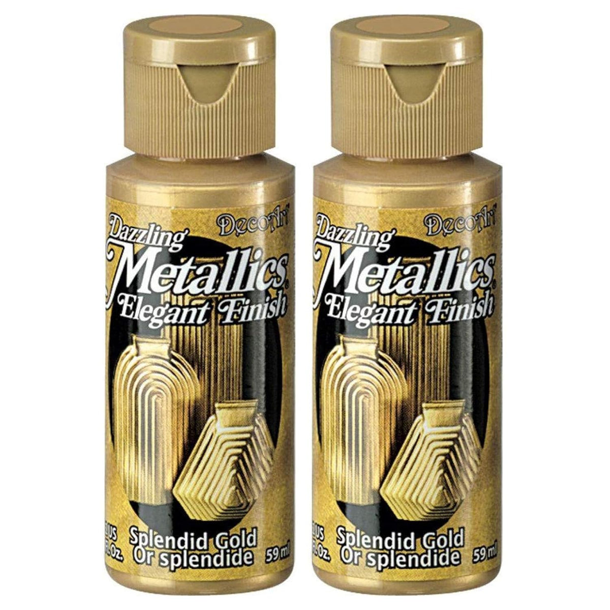 Dazzling Metallics Acrylic Paint 2oz-Splendid Gold