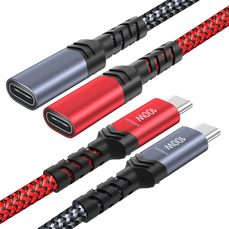 Usb C Extension Cable, 3Ft Usb 3.2 Usb-C Male To Female Extender Cord 5A Fast