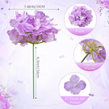 100 Pcs Hydrangea Artificial Flowers Bulk 7.48 Inch Artificial Hydrangeas With Removable Stems Faux Flowers Wedding Decor For Home Garden Party Decoration Diy Project (Lavender)