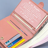 To My Daughter Gifts Wallet & Card From Dad, I Love You Daughter - Wedding Day, Valentine'S Day & Birthday