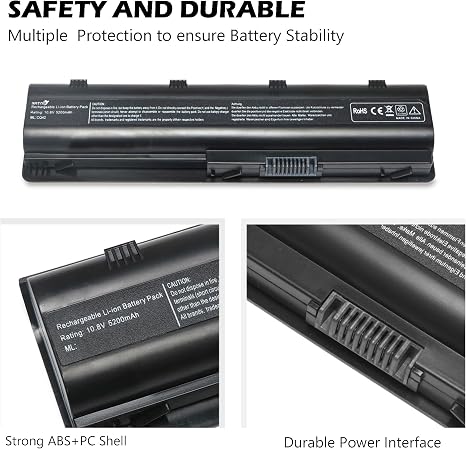 MU06 Laptop Battery Replacement for HP Pavilion G6 G7 G62 DV6 CQ42 5200mAh