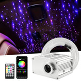 Twinkle Starlight Headliner Kit Mixed 375Pcs 9.8Ft, 10W Fiber Optic Star Lights For Car Roof Use With App/Remote Music Control