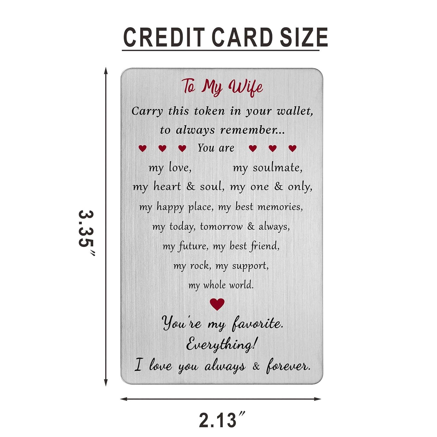 Wife Valentines Day Gifts - Wife Valentines Day Card, Valetine 'S Day Gifts For Her, You Are My Everything