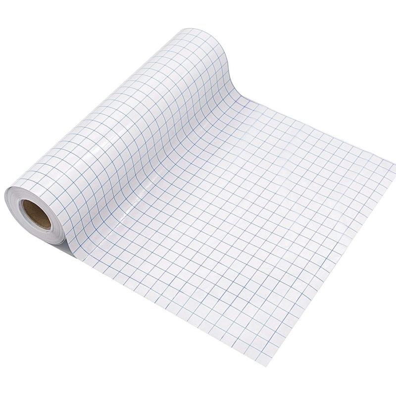 Transfer Tape For Vinyl - 12” X 50 Ft W/Blue Alignment Grid For Adhesive Vinyl