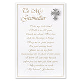 Godmother Proposal Gift, Diamond Religious Godmother Cross Pin With Card, Godmother Gift From Godchild, Scratch Off Will You Be My Godmother Card, Godmother Present Now Act Surprised Godmother Request