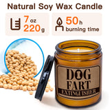 Dog Fart Candle, Dog Mom Gifts For Women - Dog Lovers Gifts For Women Men, Mothers Day Birthday Gift For Her Him Mom, Personalized Dog Mama Gift Ideas, Dog Decor, Dog Themed Gifts - Lavender Scented