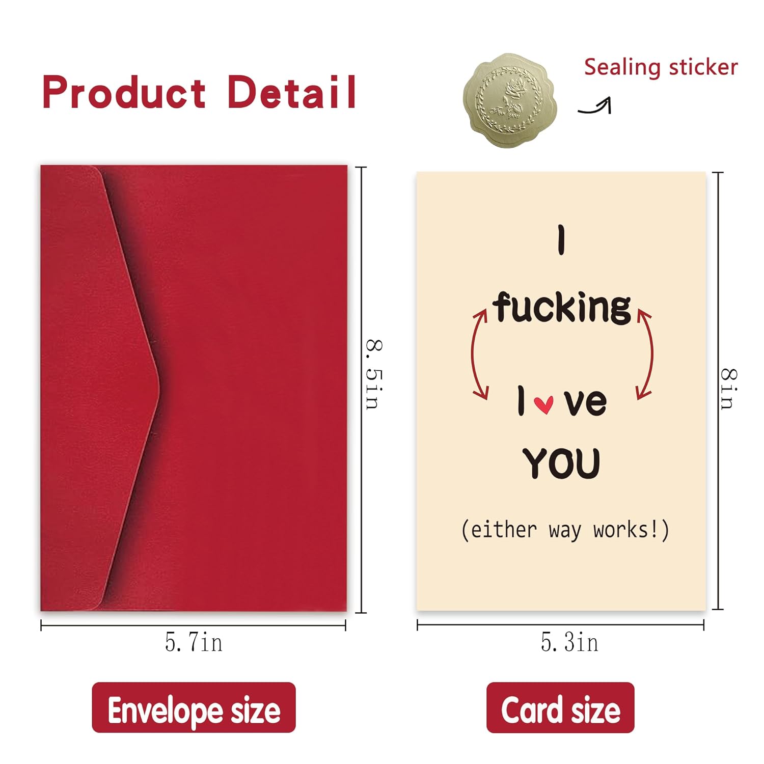 Naughty Anniversary Card For Him Her, Sexy Birthday Card For Boyfriend Girlfriend, Dirty Valentine'S Day Card For Men, Adult Humor Raunchy Card