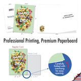 St. Patrick'S Day Greeting Card With 5 X 7 Inch Envelope (1 Card) Flowers For St. Pat'S C3532Spg