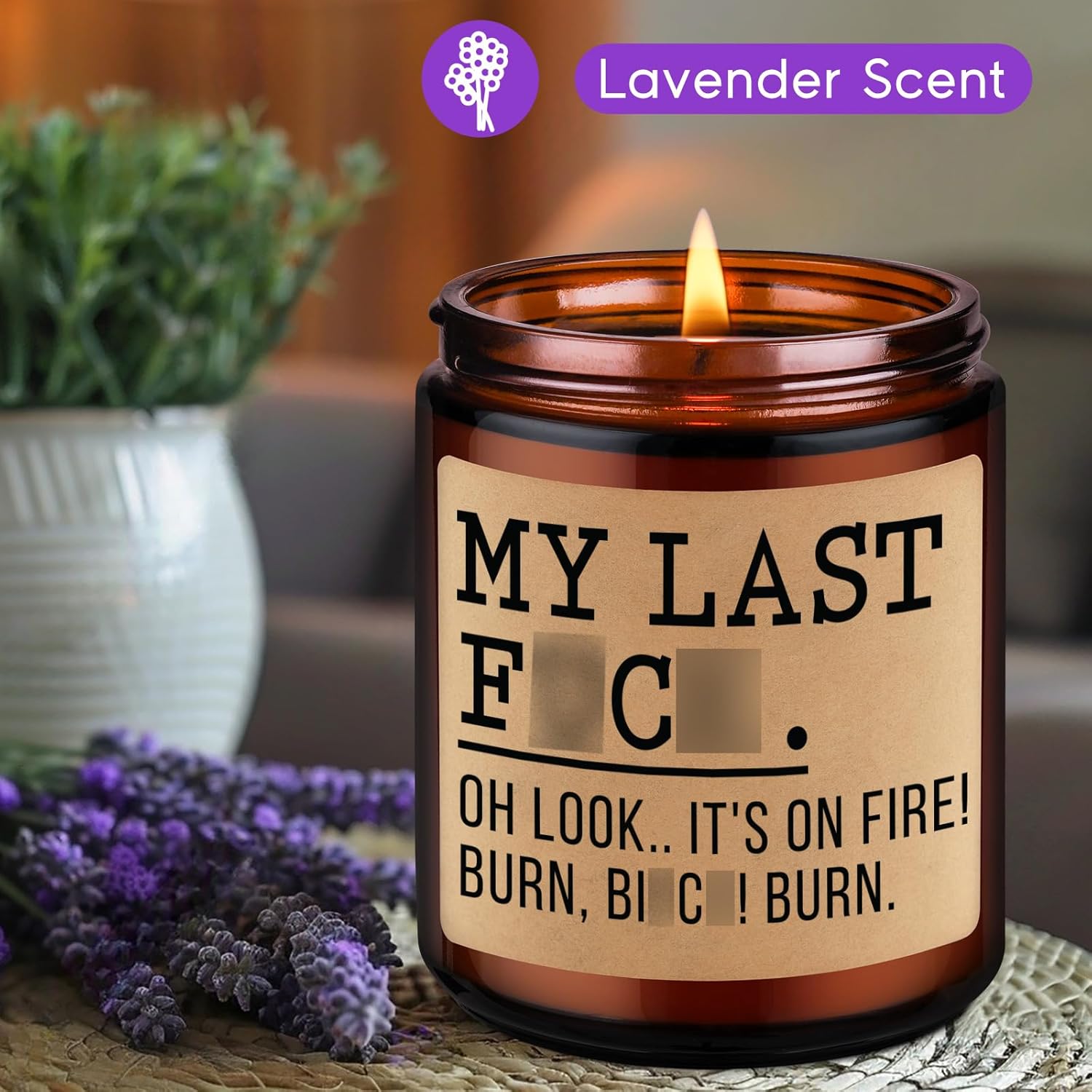 Candles Cool Presents, Funny Relaxation Gifts For Women Men Mom Coworker Friend Boss, Cool Birthday Fun Presents For Her, Valentines Sarcastic Office Relaxing Gifts For Women Nerd Cousin