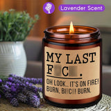 Candles Cool Presents, Funny Relaxation Gifts For Women Men Mom Coworker Friend Boss, Cool Birthday Fun Presents For Her, Valentines Sarcastic Office Relaxing Gifts For Women Nerd Cousin