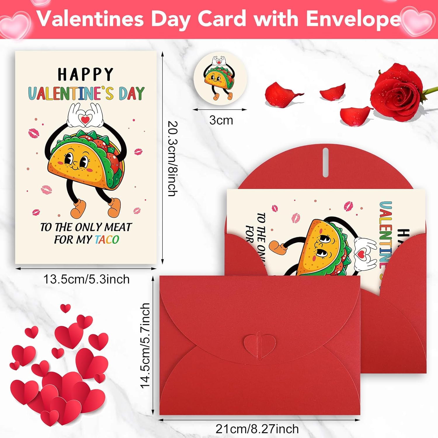 Valentines Day Card Gifts For Him,5.3" X 8" Funny Valentines Day Card To Husband Boyfriend Romantic Valentine Gifts For Men Boyfriend Birthday Anniversary