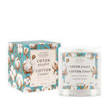 Panier des Sens – Cotton Scent – Long Lasting Scented Candle for Home Decor – Gift Idea – 100% Natural Cotton Wick – Premium Wax Blend – Large Candles – Home Gifts – French Craftsmanship - 9.7oz