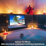 24" Waterproof Smart Mirror TV, 1080p, 500 nits, Dual Speakers, for Bathroom