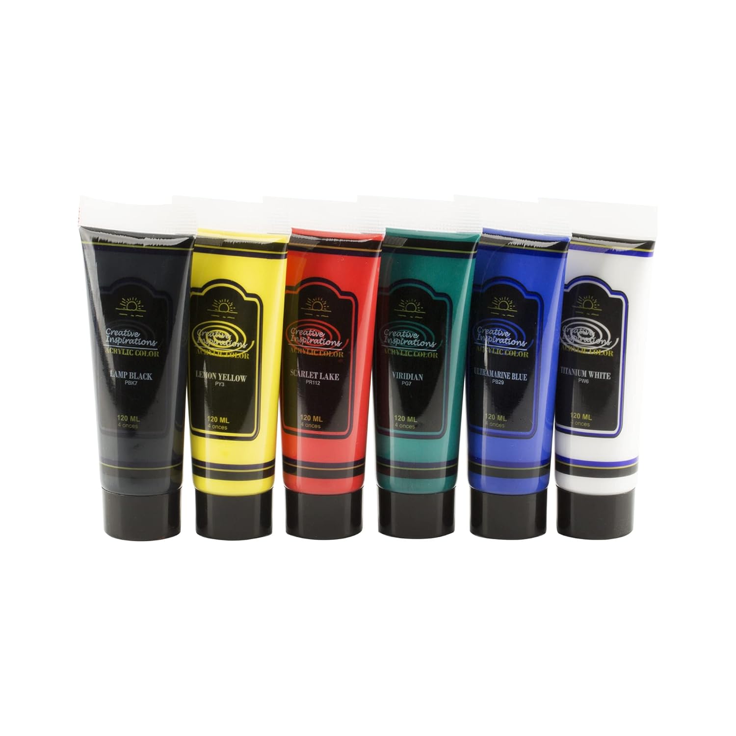 Acrylic Paint Set Of 6 – 120Ml Tubes Art Paint Set For Classroom, Educator & More - Paint Supplies