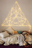 200 LED 66FT Copper Fairy String Lights USB Powered Warm White Twinkle Lights with Remote Control 8 Modes for Christmas Tree Wedding Party Home Decor