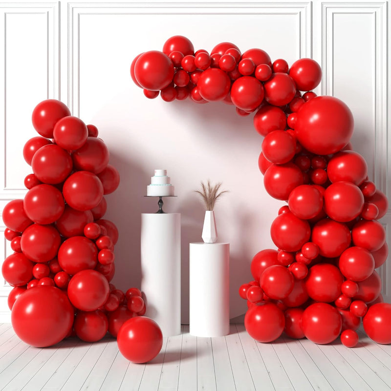 Cherry Red Balloons For Valentine'S Day 5/12/18 Inch | Matte Balloons