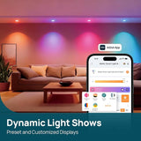 GU10 Smart LED Light Bulbs MR16 Shape Color Changing Multi Pack 4 Pack