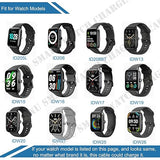 Replacement Magnetic USB Charger Cable for VeryFit Smartwatch 3.3FT