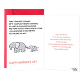 Mothers Day Card?Mothers Day Gifts Card For Mom From Daughter Son?Heartfelt Elephant-Themed Mother'S Day Gifts Cards With Adventure Together Design