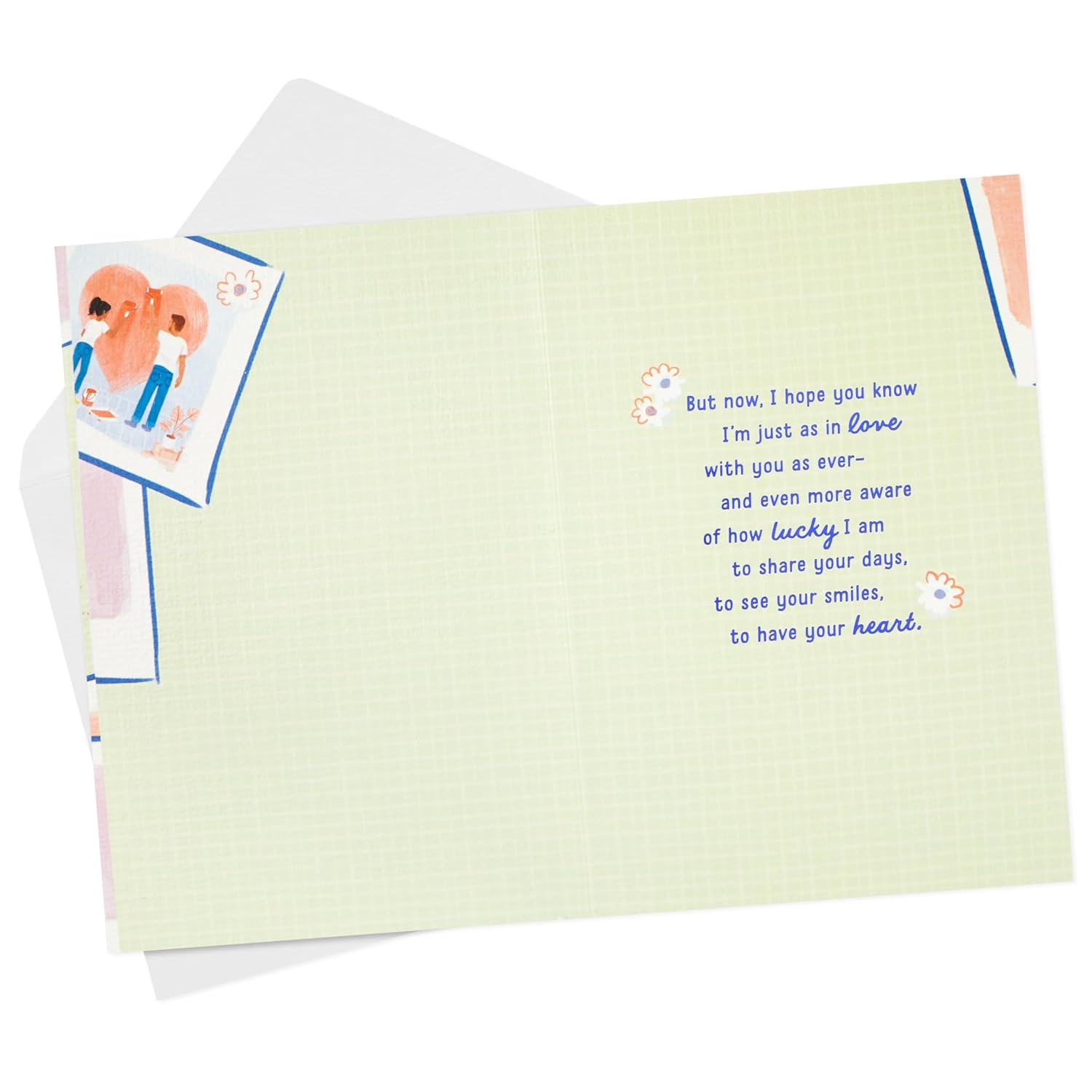 Hallmark Mother's Day Card for Wife (In Love and Lucky) for Anniversary, Love, Romantic Birthday, Sweetest Day