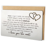When I Say I Love You More Metal Wallet Card, Valentine'S Day Boyfriend Husband Wife Gift, Sentimental Keepsake, Anniversary Wallet Insert Card Gifts For Him