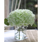 Real Touch Artificial Flowers Hydrangea In Vase For Home Decoration,Artificial Hydrangeas Centerpieces For Tables, Lifelike Fake Hydrangea In Vase For Bathroom, Office And Water Bar