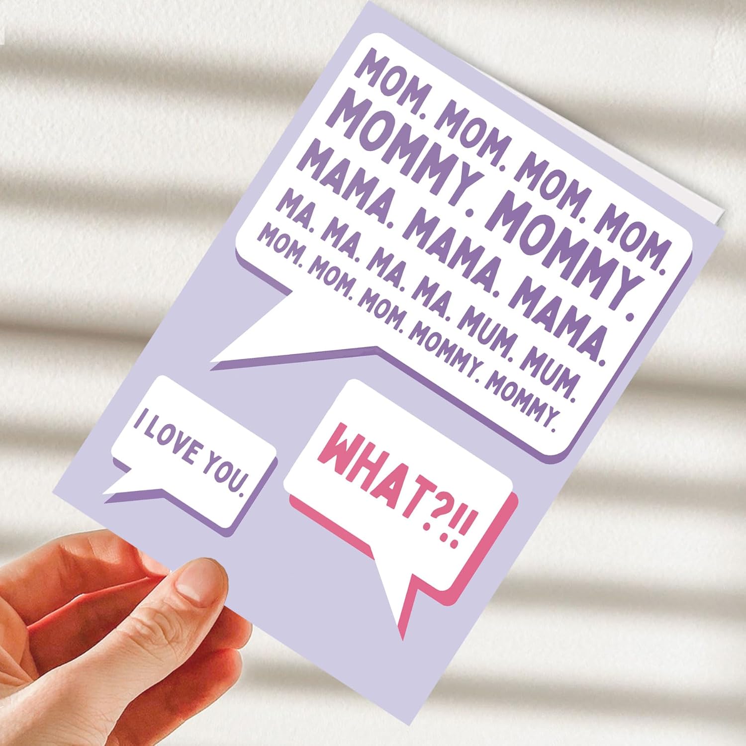 Mom Birthday Card, Funny Mother'S Day Cards From Daughter & Son | Mom Card | Mother'S Day | Present 7X5 Inches