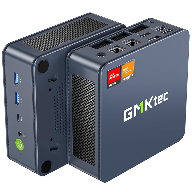 K6 Gaming Mini Pc Windows 11 Pro Dual Lan 2.5Gbps Amd Ryzen 7 7840Hs Desktop C