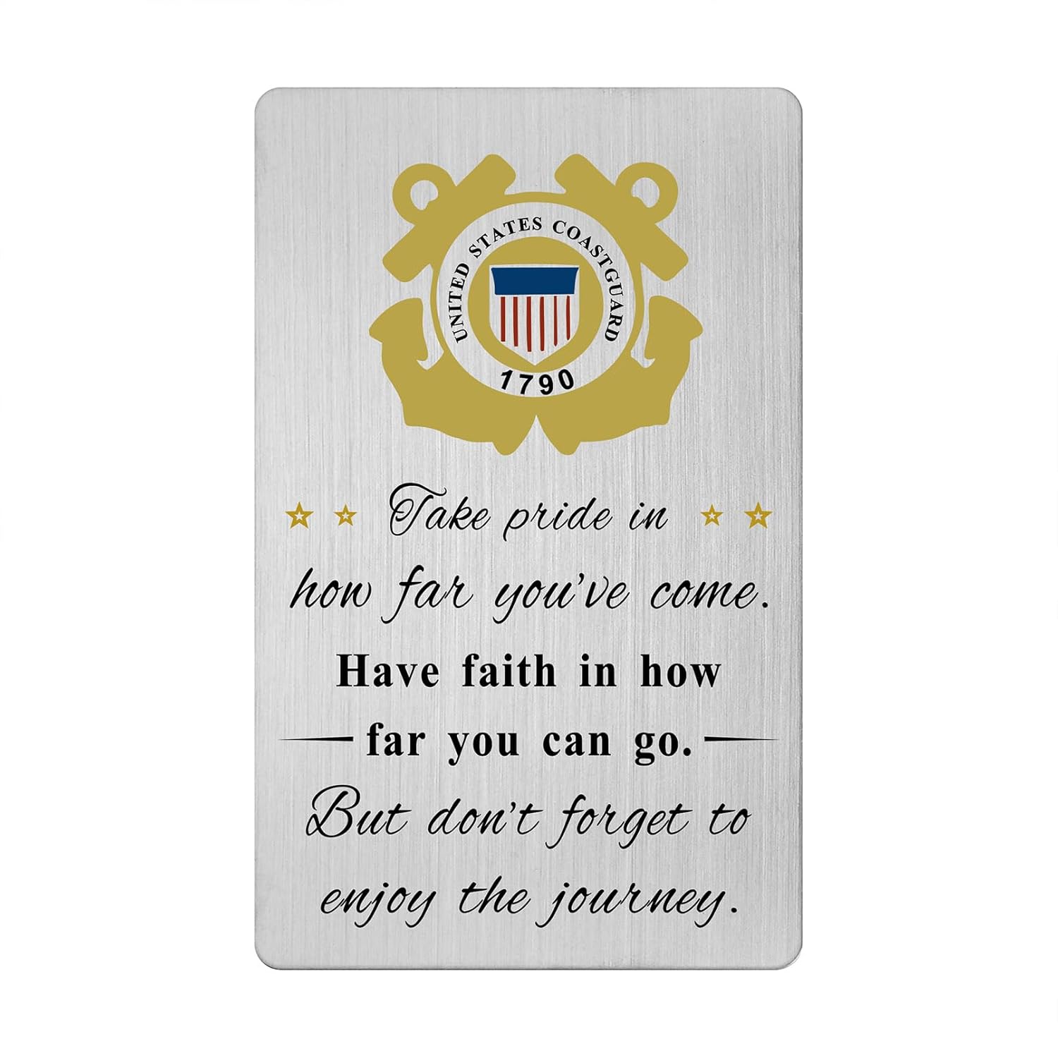 Coast Guard Card For Men, Gift For Coastguard Coast Gurad Birthday Christmas Graduation Veteran Day Thank You Card