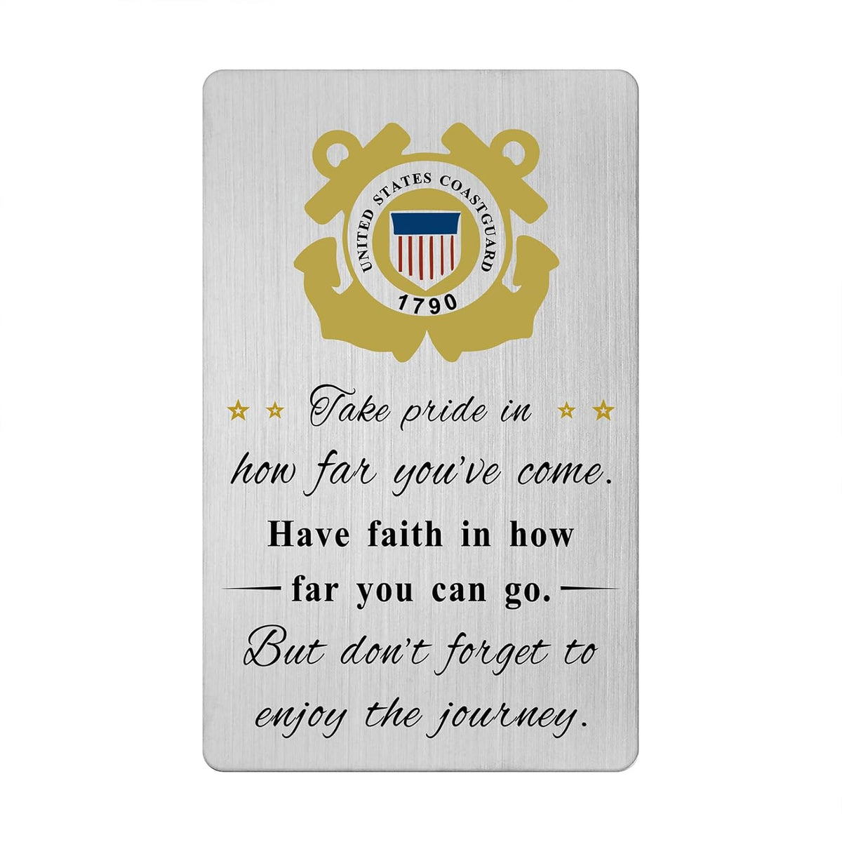 Coast Guard Card For Men, Gift For Coastguard Coast Gurad Birthday Christmas Graduation Veteran Day Thank You Card