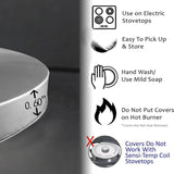 Christmas Truck Electric Stove Burner Covers?4 Pcs Winter Xmas Tree Round Stove Burner Covers, Merry Christmas Festival Stove Burner Cover,8 Inch And 10 Inch Red Black Squares Metal Cooktop Home Decor