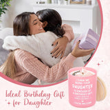Mom Birthday Gifts From Daughter, Happy Birthday Mom Candle 10Oz, Funny Birthdays Gifts For Moms Dad Mother In Law Parents, Mother Bday Gift Idea, Lavender Vanilla Soy Wax Scented Candles