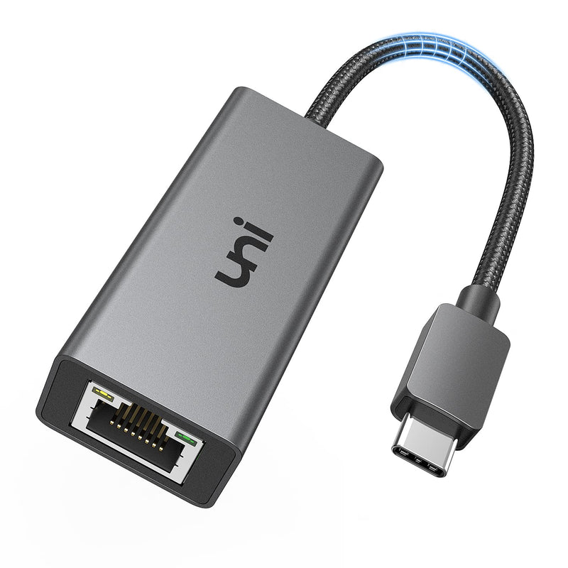 USB-C to Ethernet Adapter, uni [Thunderbolt 3/4 Compatible] Gigabit Ethernet A