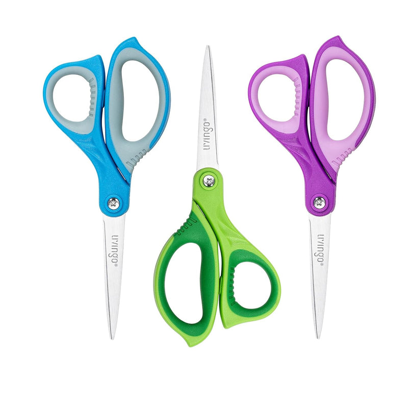 Scissors For School - Sharp Pointed Tip All Purpose Scissors Students