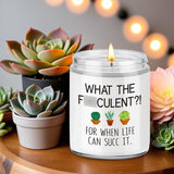 Succulent Candle, Get Well Presents For Women, Cheer Up Ideas, Pick Me Up, Break Up, Plant Lover Gifts For Women, Funny Birthday Valentines Cool Gifts For Plant Lovers Mom Lady Friend Wife Her